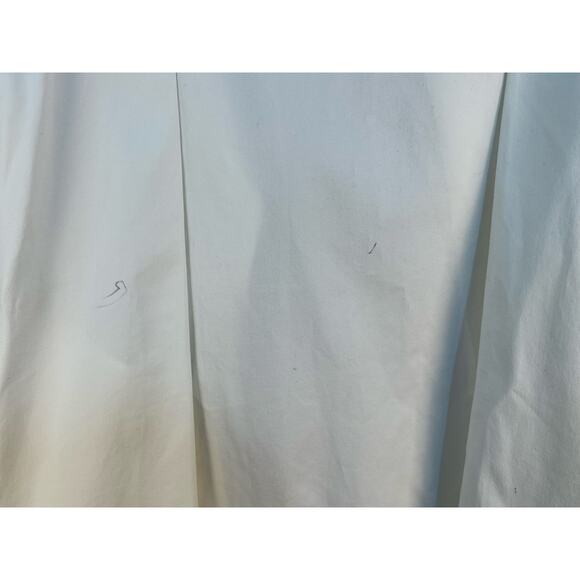 Misook Jacket Small White Open Front 3/4 Sleeve Preppy Minimalist Flaw NWT - Picture 4 of 10